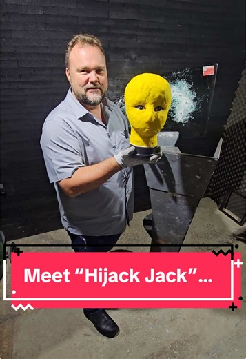 Ballistic Glass Test: Would-Be Hijacker Scenario