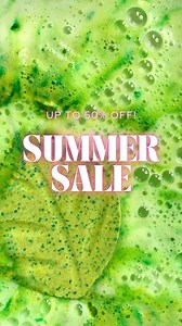 ☀️ Summer just got sweeter – our BIG Summer Sale is here with up to 50% OFF! 💣🛁 Stock up on your fave Bomb Cosmetics goodies while it lasts! 🔥 #summersale #bombcosmetics #upto50off #bathbombs #selfcaresteals #glowup #summerselfcare #summerskin #summerskincare #summerskinsale #summerrefresh #skincaresale | Bomb Cosmetics