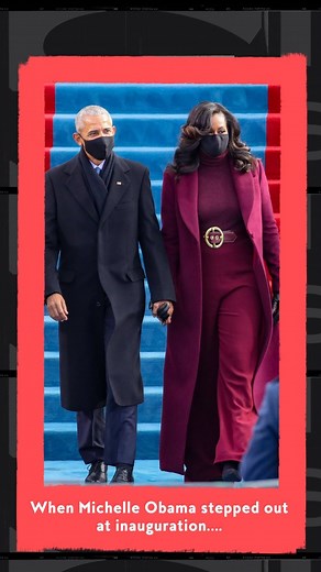 7.3K views · 92 reactions | Barack KNOWS Michelle is a fashion icon, but doesn't understand the power of her belts. 藍藍藍 | InStyle | Facebook