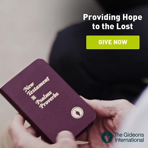 Thanks to supporters like you, faithful Gideons are equipped to share the Good News with the lost. | The Gideons International