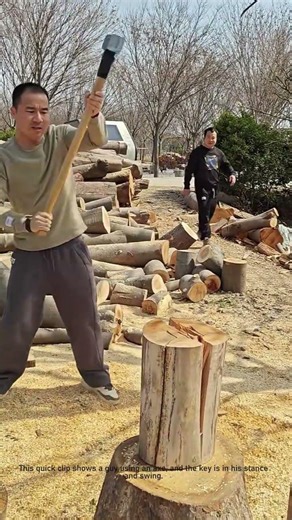 How to Chop Wood Like a Pro | Axe Technique Explained
