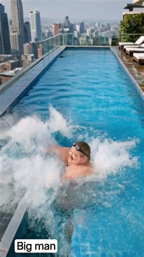 Big Man falling from top #shorts#shortvideo #funny#happy #love