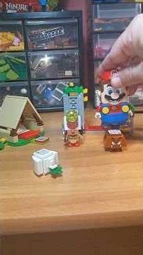 #lego Super Mario path with interactive figure.