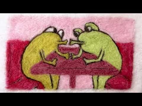 Two Frogs Kissing