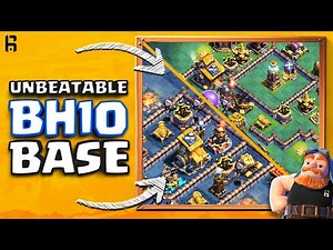 Best Builder Hall 10 Base | BH10 With Baselink | #clashofclans #bh10 #builderbase