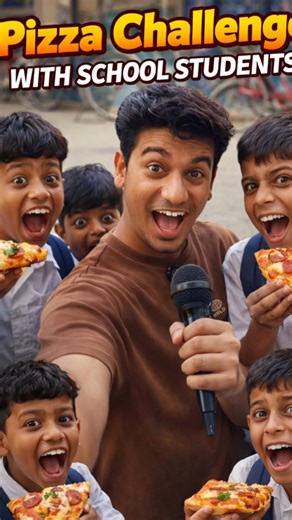 Asking 😁questions to school students 🤑 to win Pizza🍕