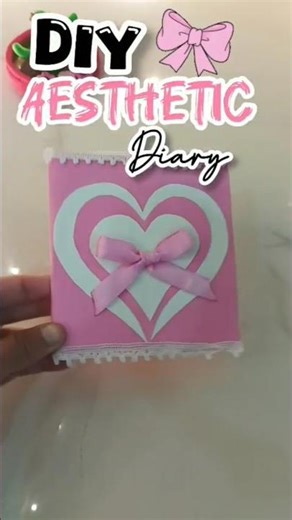 Diy Aesthetic diary🤌🏻💓👀||Pinteresty diary decor ✨💓#ayushishandmade #craft #handmade #aestheticdiary