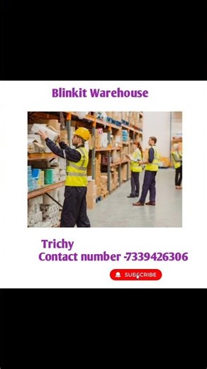 BLINKIT WAREHOUSE JOB HIRING 2026|TRICHY APPLY NOW
