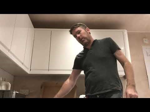 Kitchen day 7 part 2 integrated washing machine freestanding dryer behind door