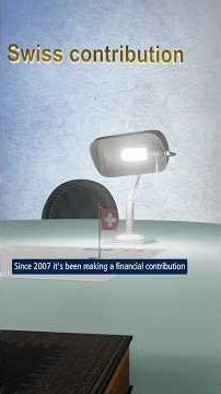 What does the Swiss cohesion contribution do?