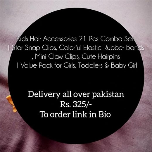 Kids Hair Accessories 21 Pcs Combo Set | Star Snap Clips, Colorful Elastic Rubber Bands