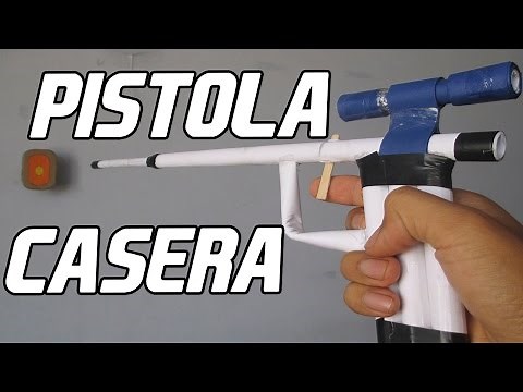 Como Hacer Una Pistola De Papel Que Dispare│PISTOLAS DE PAPEL
