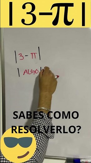 Valor absoluto de 3 - pi