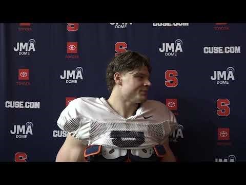 Antoine Deslauriers Press Conference | Spring Ball Day 3