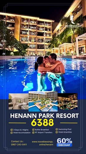 4.6K reactions · 80 shares | 퐔퐩퐥퐢퐟퐭 퐘퐨퐮퐫 퐕퐚퐜퐚퐭퐢퐨퐧퐬: Dive into an 퐄퐱퐜퐥퐮퐬퐢퐯퐞 5-퐒퐭퐚퐫 퐁퐨퐫퐚퐜퐚퐲 퐀퐝퐯퐞퐧퐭퐮퐫퐞 with 퐇퐞퐧퐚퐧퐧 퐇퐨퐭퐞퐥퐬!  Where opulence meets value, rates start at just 6,388 PHP. Avail a massive 60% 퐝퐢퐬퐜퐨퐮퐧퐭 – Act Now! ️ | Travel Blessings Tour Packages | Facebook