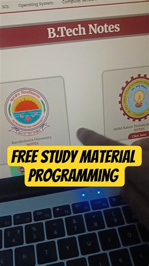 Free College Notes & Programming Material 📚 #studenthacks #shorts