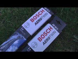 How to replace windscreen/windshield wipers - BMW 3/X3 - Bosch AeroTwin