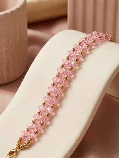 DIY Pretty in Pink Bracelet Tutorial
