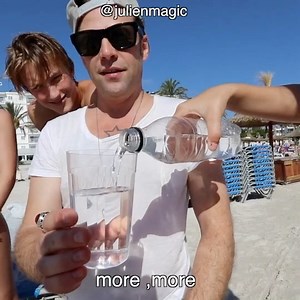 antigravity water #magic #tricks | Julien Magic