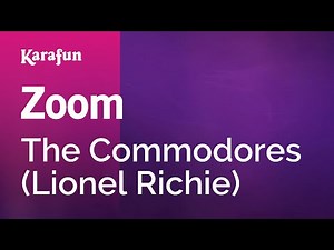 Zoom - Commodores | Karaoke Version | KaraFun