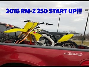 2016 Suzuki RMZ 250 Walk around/Start up!