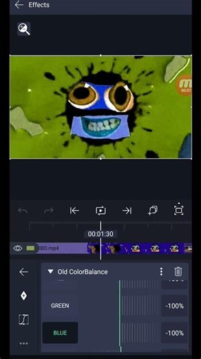 how to make hsl adjust invert color with old color balance on after motion z