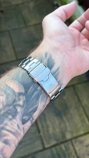 The Orient Kamasu, you really cant argue at £180 for a 200m automatic diver with sapphire crystal 👌 #watchtok #watch #latestpickup #militarywatch #orientwatch #tissot #cwc #seiko #militarywatch #brietling #brietlingsuperocean