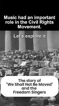 "We Shall Not Be Moved" and the Freedom Singers #civilrights #blackhistory #history #protestsong