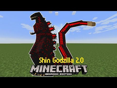 Shin Godzilla addon(Mod) Part 1|Minecraft PE