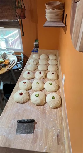 Shaping 18 Loaves of Sourdough