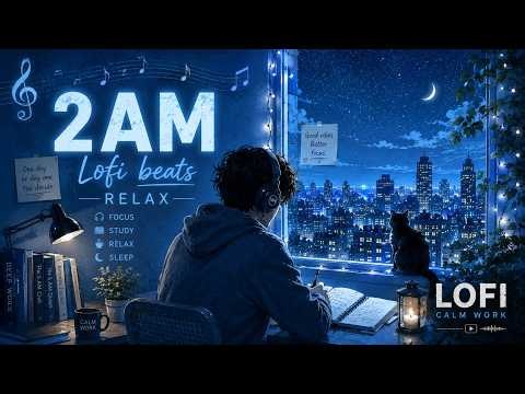 2 Hour Lofi Beats ☕ Chill Lofi Hip Hop Mix | Study & Code to Relax