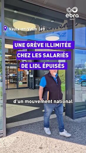 A l’appel d’un mouvement national de l’intersyndicale CFTC, CGT, CFDT, FO, les 46 000 salariés français du distributeur Lidl, répartis dans 1600 magasins, sont appelés à une grève illimitée tous les jeudis, vendredis, samedis et dimanche pour dénoncer l’augmentation de leur charge de travail. #Lidl #Grève