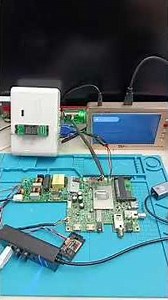 PHİLİPS 715GA428-COG-000-004G RT809H kullanarak A sistem işletim sistemi yapıldı NAND FLASH TEST