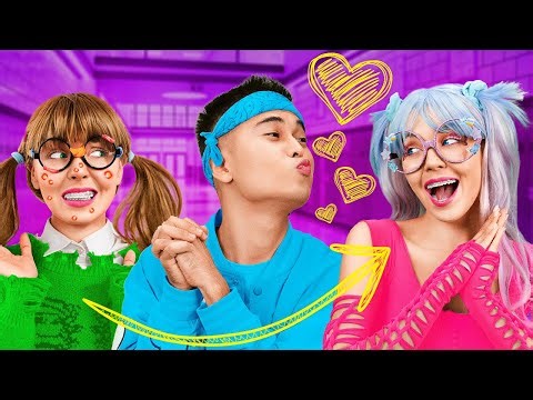 From Nerd to Popular Streamer 💻💖 Epic Makeover with Weird TikTok Gadgets to Win a Crush!