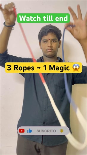 Amazing Three in One Rope Magic Trick | Mind Blowing Rope Magic | Raghu Magic World