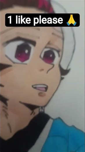 Tanjiro Kamado 🔥 Epic Color Pencil Drawing | Demon Slayer Art Shorts|Like and subscribe 😁🙏#shorts