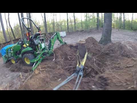 Stump Removal With Mechanical Advantage