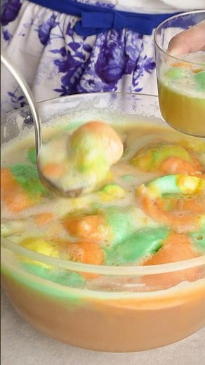 Thanksgiving Punch - Rainbow Sherbet Punch #thanksgivingrecipe