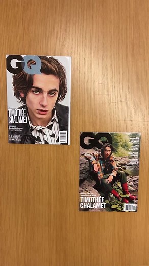 Why 5 covers? Why not! #TimotheeChalamet #OnTheCover #GQ #Magazine