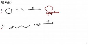 SOLVED:Draw the condensed structural or line-angle formula for the product of each of the following: (11.7)