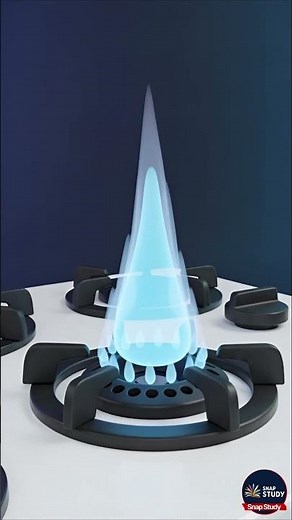 Why Is a Gas Stove Flame Blue at the Bottom but Yellow on Top? 🔥😲