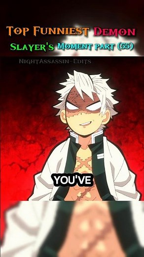 The Funniest Demon Slayer's Moment