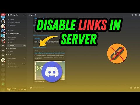 How To Disable Invite Links In Discord | Block Links and Server Invites