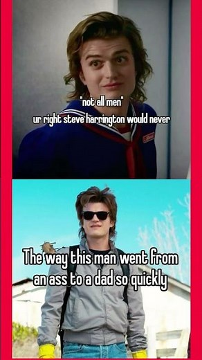 Steve Harrington's Legendary Character Development 😎 | From Arrogant Guy to Everyone's Favourite Dad