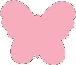 SHAPES ETC. 50 Sheets Butterfly Sticky Notepad 3in Pink, Cute Self Stick Note, Insect, Lunch Box Notes, Cute Bug Notepad, Bulletin Board Décor, Gifts, Tags, Decorations, Memos, Reminders, Made in USA