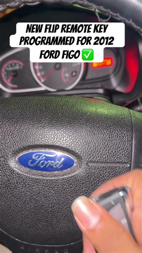 New flip key programmed for 2012 Ford Figo 🔑 Fast car key service in Chennai 🚗 #ChennaiKeyMakers