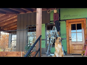 Siding Our DIY Cabin | Board and Batten Metal