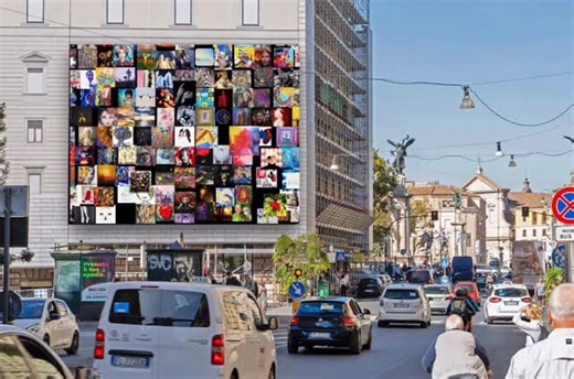 ExpoMetro on Instagram: "✨ Preview of Collective Artwork #1 — Screen B ✨ In the coming days, we’ll reveal a preview of each collective artwork animation in our next posts 👀🎨 🔢 12 collective artworks • 6 displayed on Screen A • 6 displayed on Screen B 📍 Locations • Screen A: Piazza Pasquale Paoli • Screen B: 10 Via Paola 📅 D-Day Opening: Saturday, 24 January 🌍 550+ artists 🌎 70+ countries The most prestigious ExpoMetro show ever. Where art meets history. ⚠️ Last slots available now 👉 http