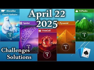 Microsoft Solitaire Collection: April 22, 2025