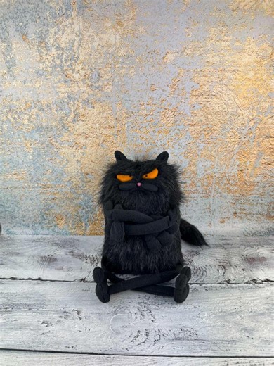 OOAK Doll, Monster Cat Plush Toy, Pretty Scary Dolls, Baby Toy, Creepy Cute Doll, Zombie Cat Doll, Cat Plush, Art Doll Animal, Kids Toys. - Etsy